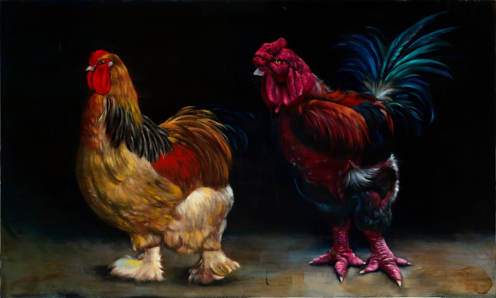SUN Xun, Godly Bird and Chicken 神鸟和鸡 신조와 닭, 2023