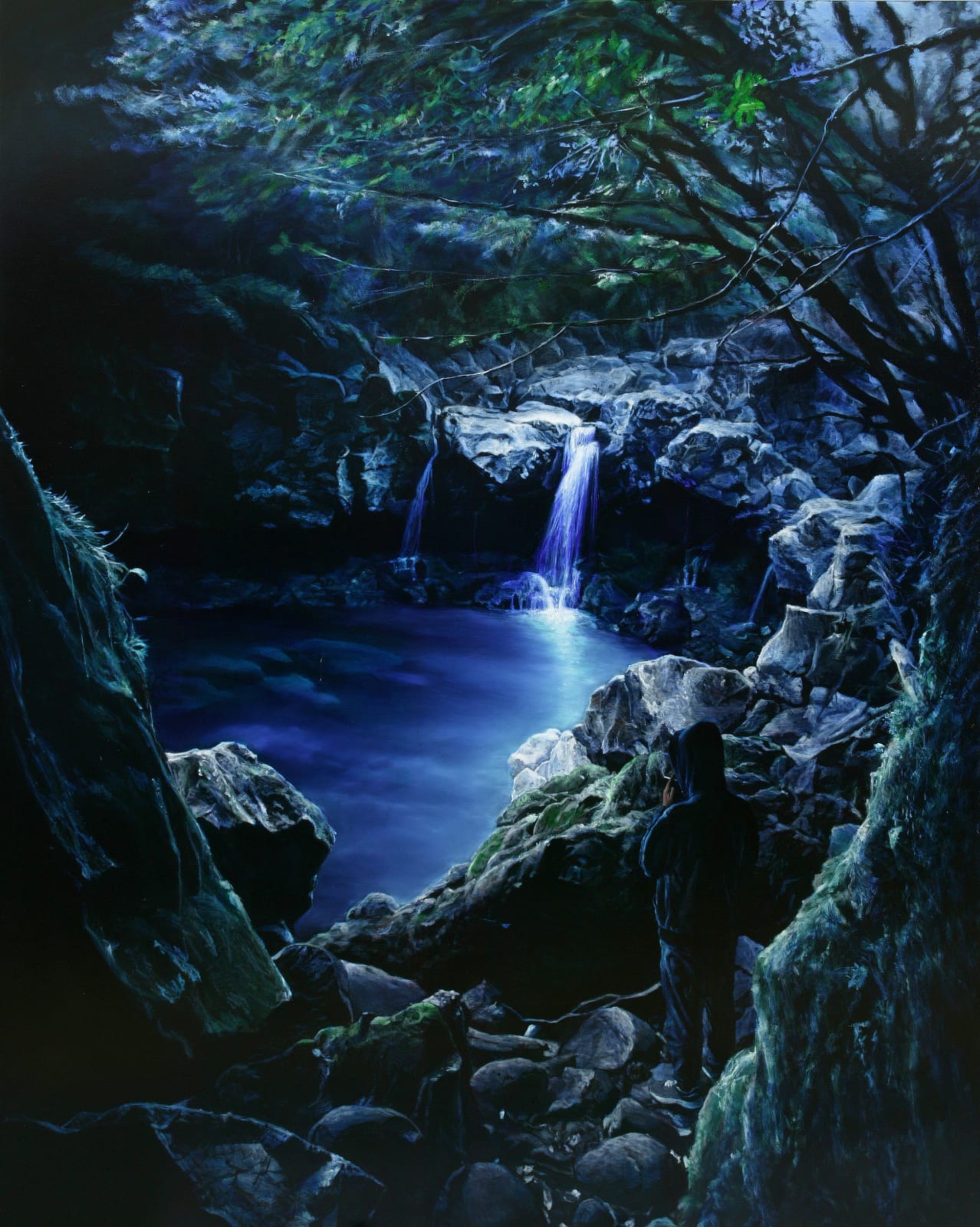 KONG Sunghun, Smoking Man (Waterfall), 2012