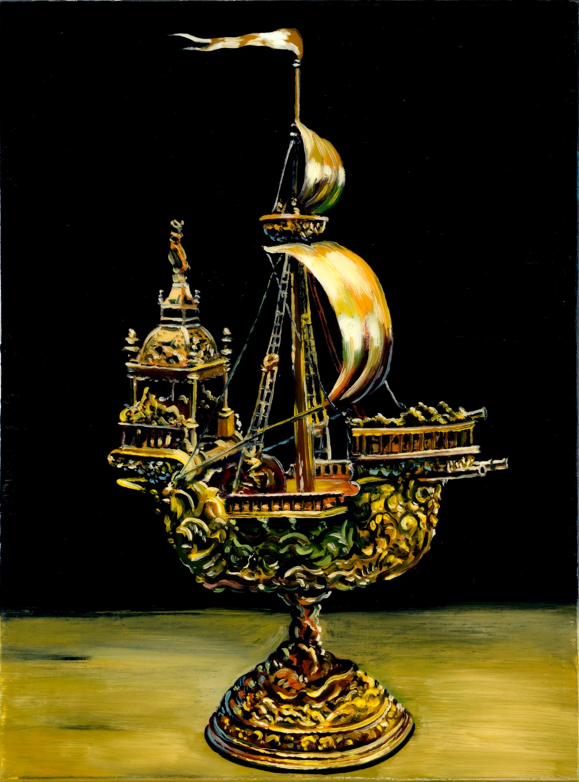 SUN Xun, The Treasure Ship in Hermitage 艾尔米塔什的宝船 에르미타주의 보물선, 2022