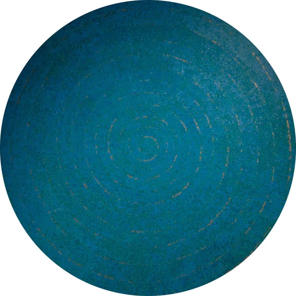 Soungui KIM, Peinture-Cible-Blue, 1985-1986