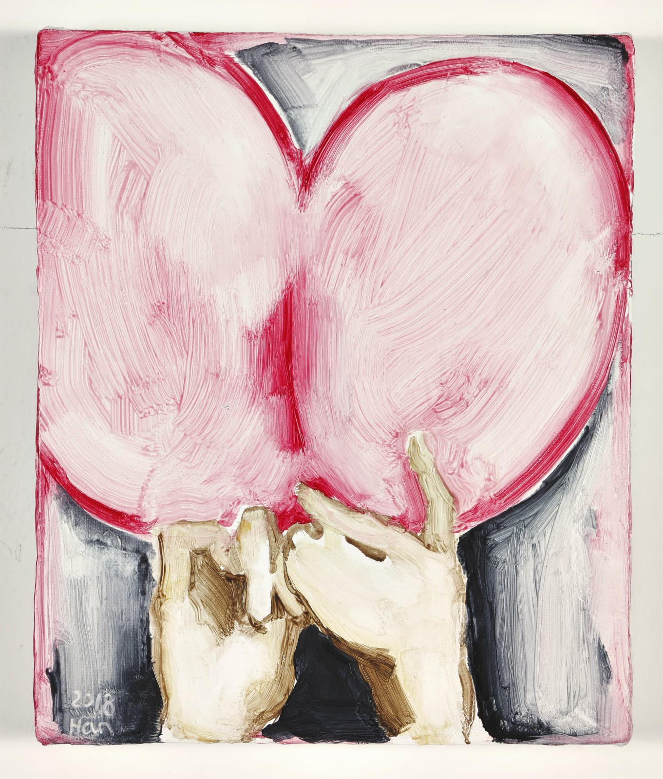 HAN Jiaquan, 吹气球 | Blow a Balloon, 2018