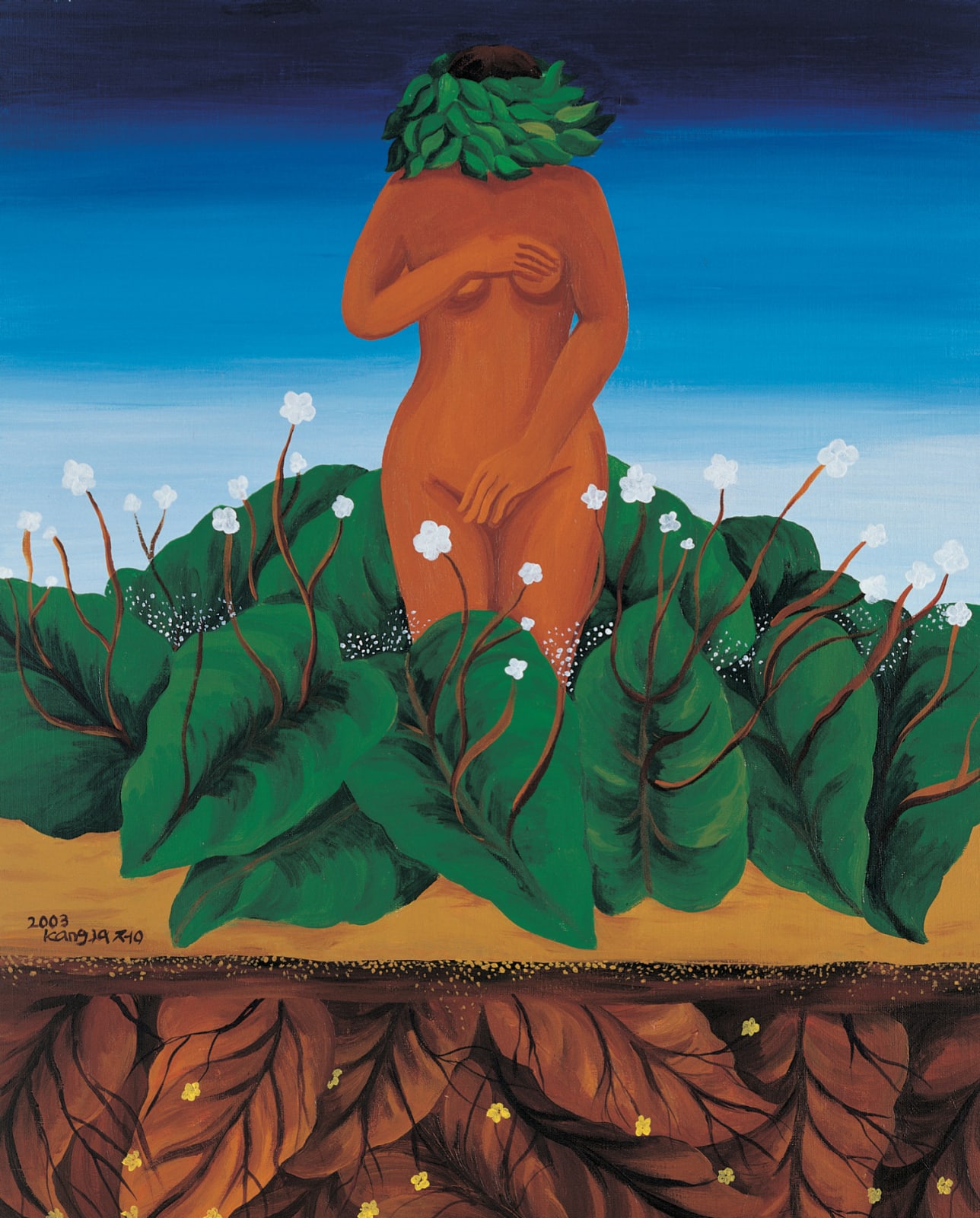 JUNG Kangja, 월계관을 쓴 여인, 2003