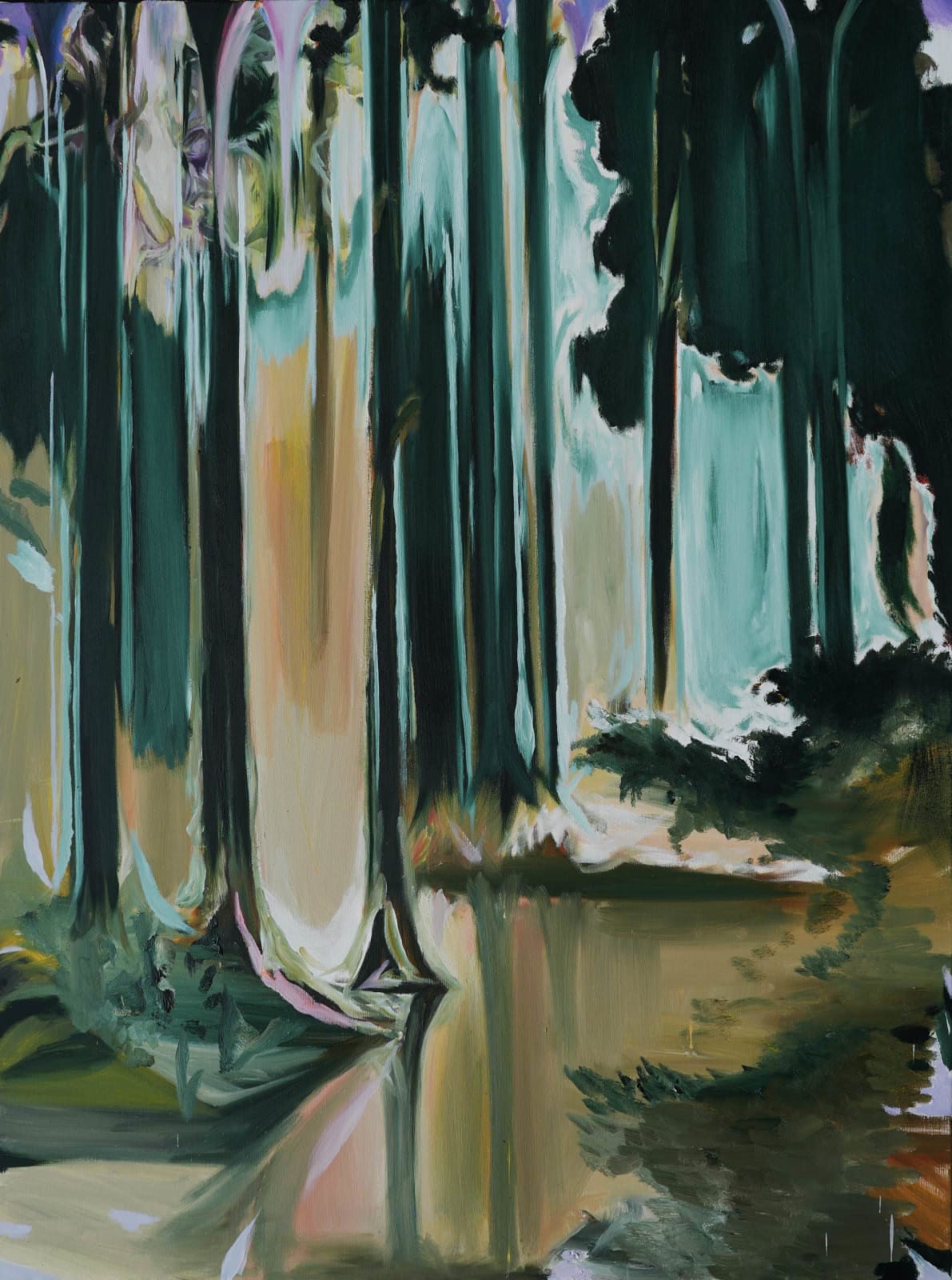 JING Shijian, The light of forest creek 林溪之光, 2023