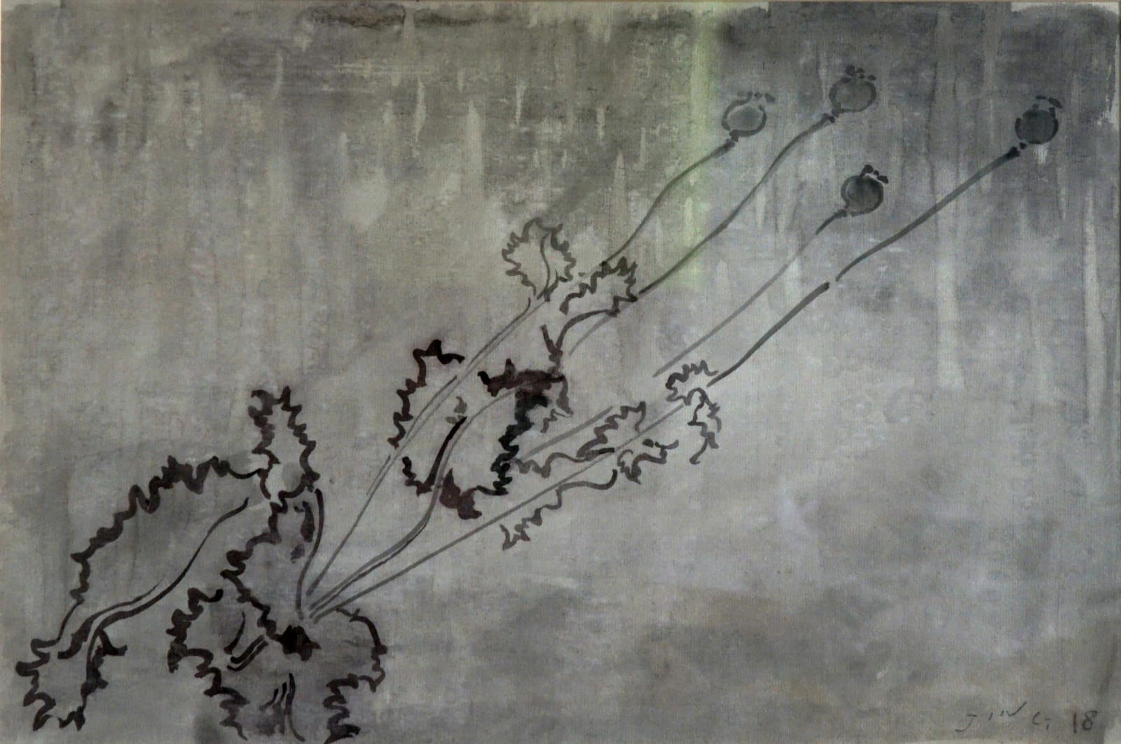JING Shijian, 罂粟课稿 | Draft of Poppy, 2012
