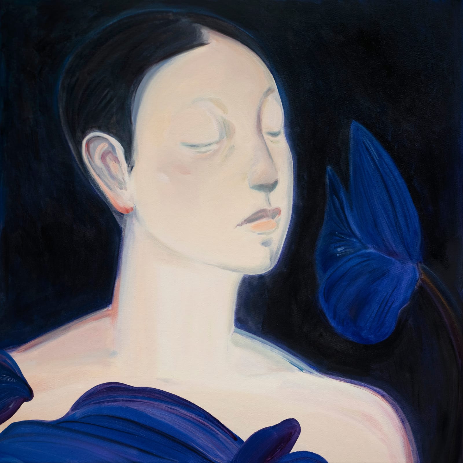 陈 欣 CHEN XIN, 蓝色天鹅 Blue Swan, 2022