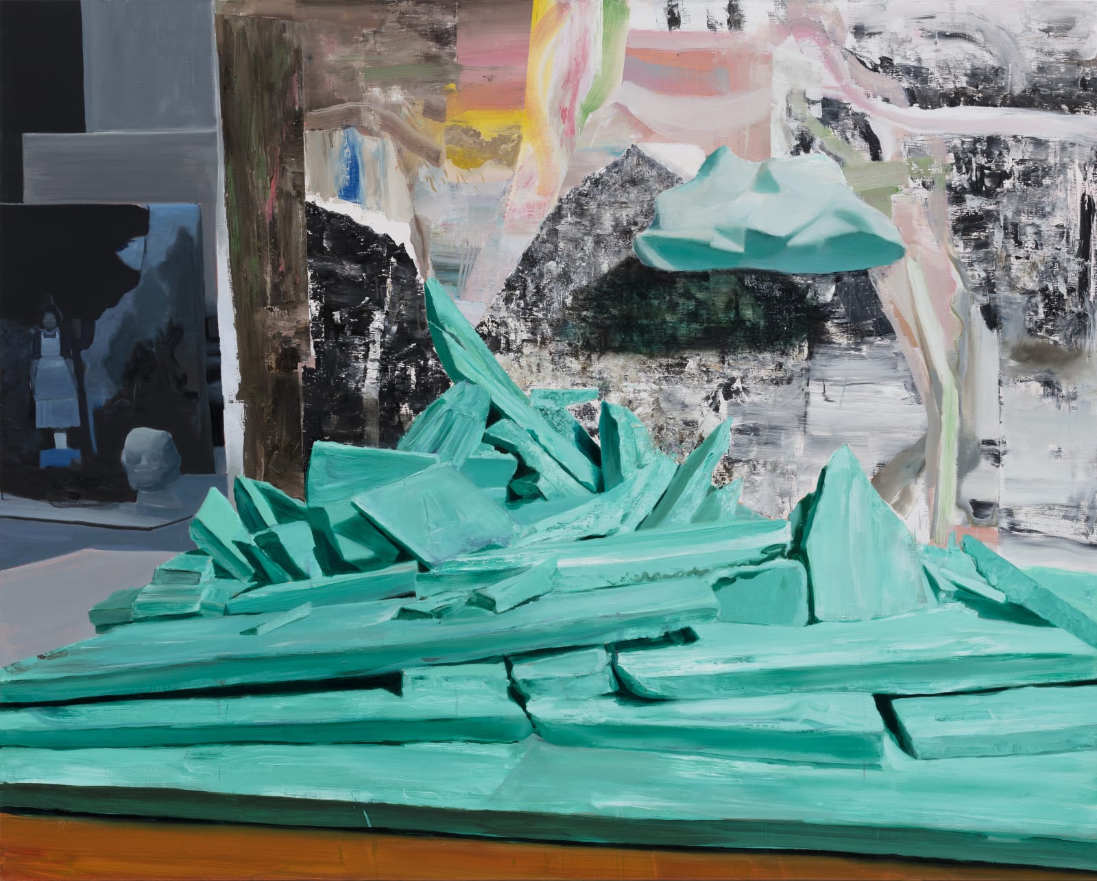 AHN Jisan, The Sea of Emerald Green Ice, 2021