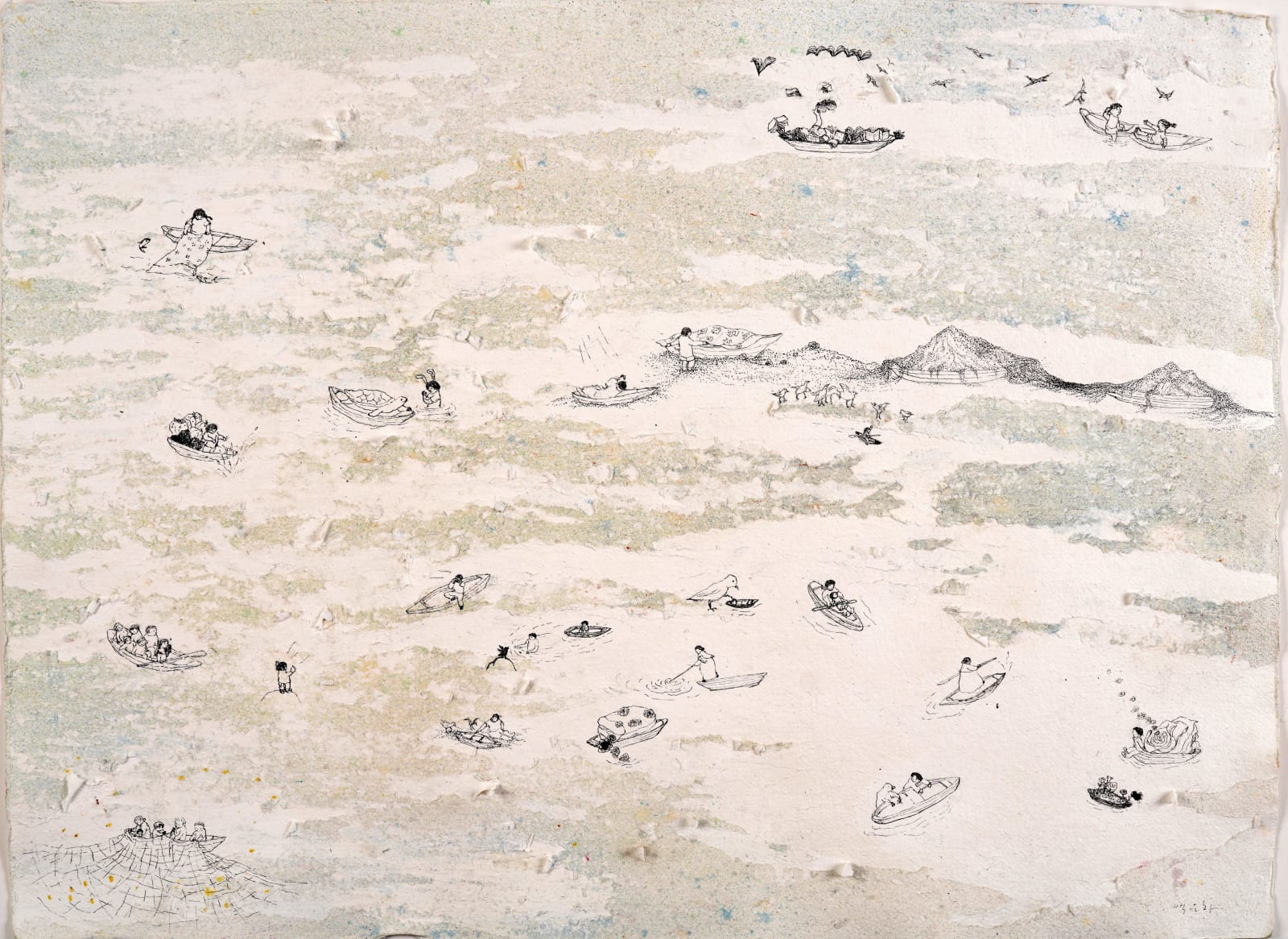 BAEK Eunha, River and Boat 2 강과 배 2, 2025