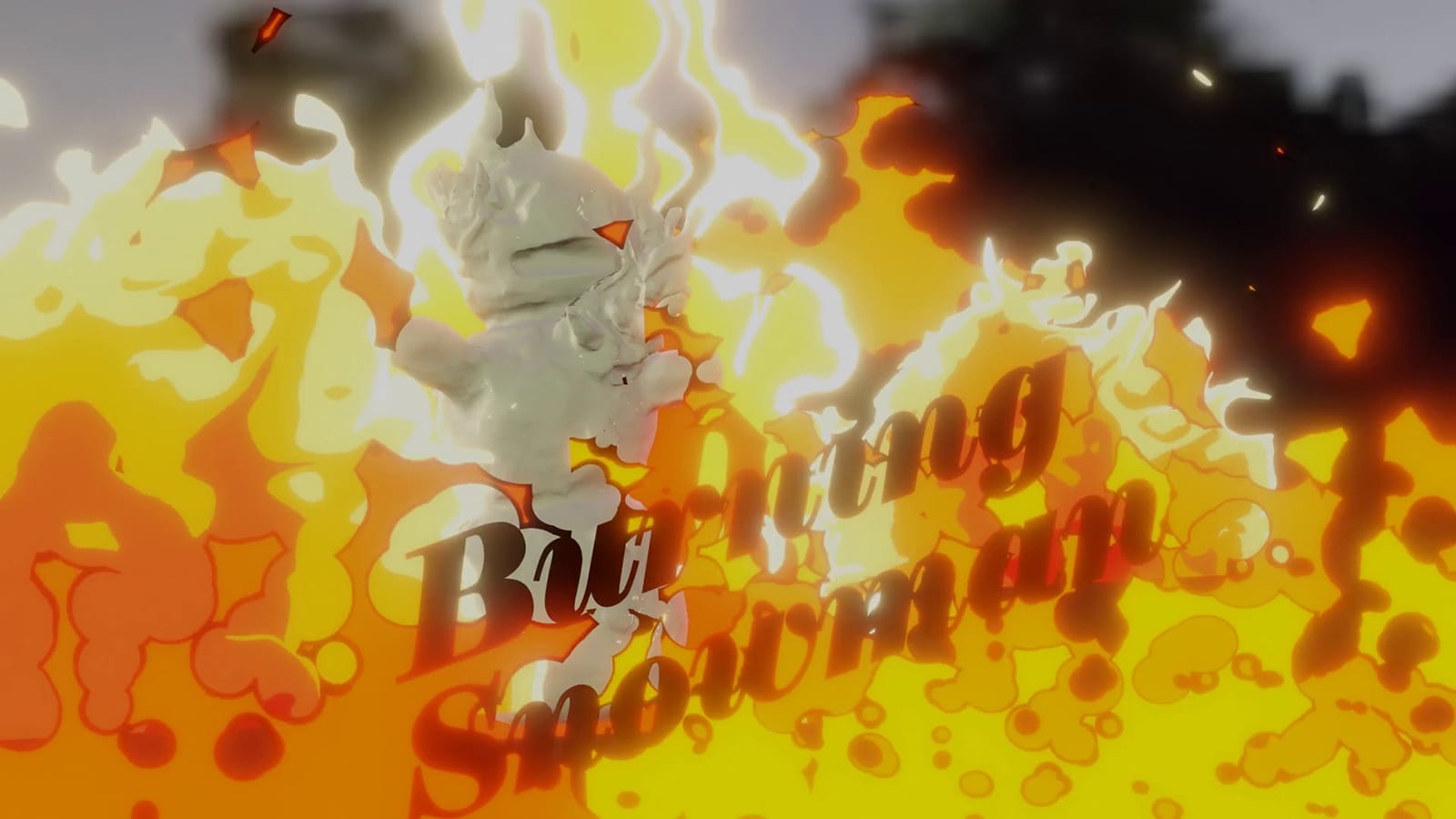 DON Sunpil, Burning Snowman, 2022
