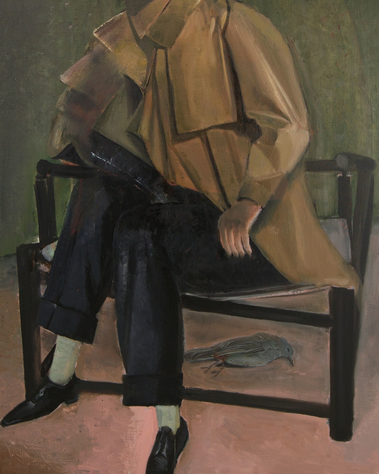 AHN Jisan, Late Afternoon, the Bird Under the Chair 늦은 오후, 의자 밑의 새, 2025