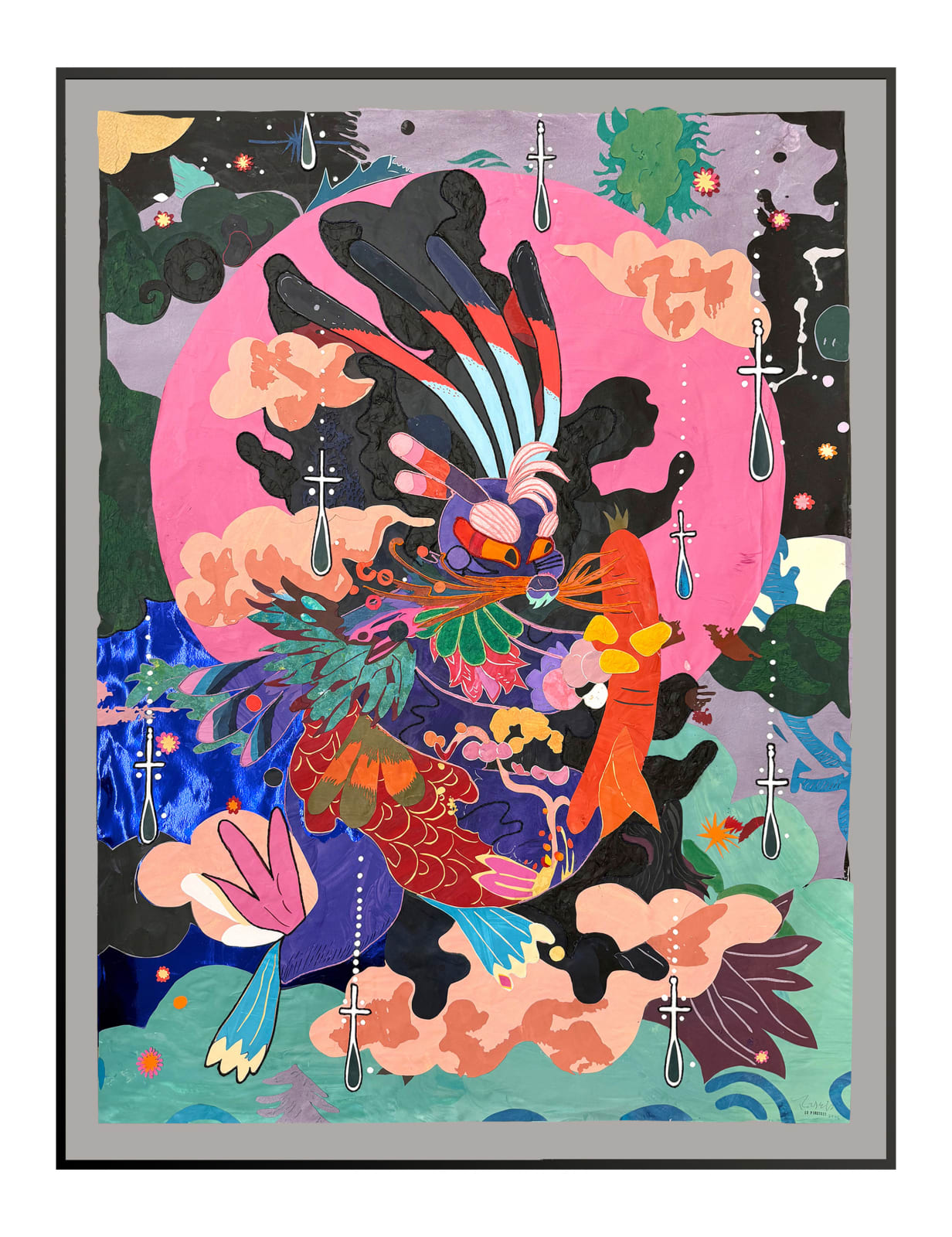 LU Pingyuan, 上上签 - 兔跡仙踪 Best of the best draw - Rabbit Fairy, 2025