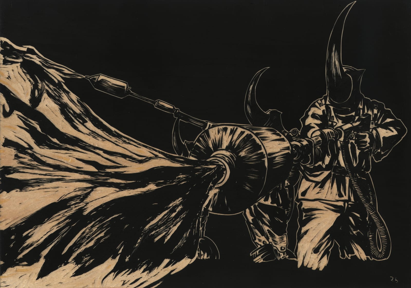 SUN Xun, Original Animation Drawings of "Magic of Atlas" - Luocha "魔法星图”螺刹动画原稿 〈마법성도〉 오리지널 애니메이션 드로잉 - 나찰국, 2017-2024