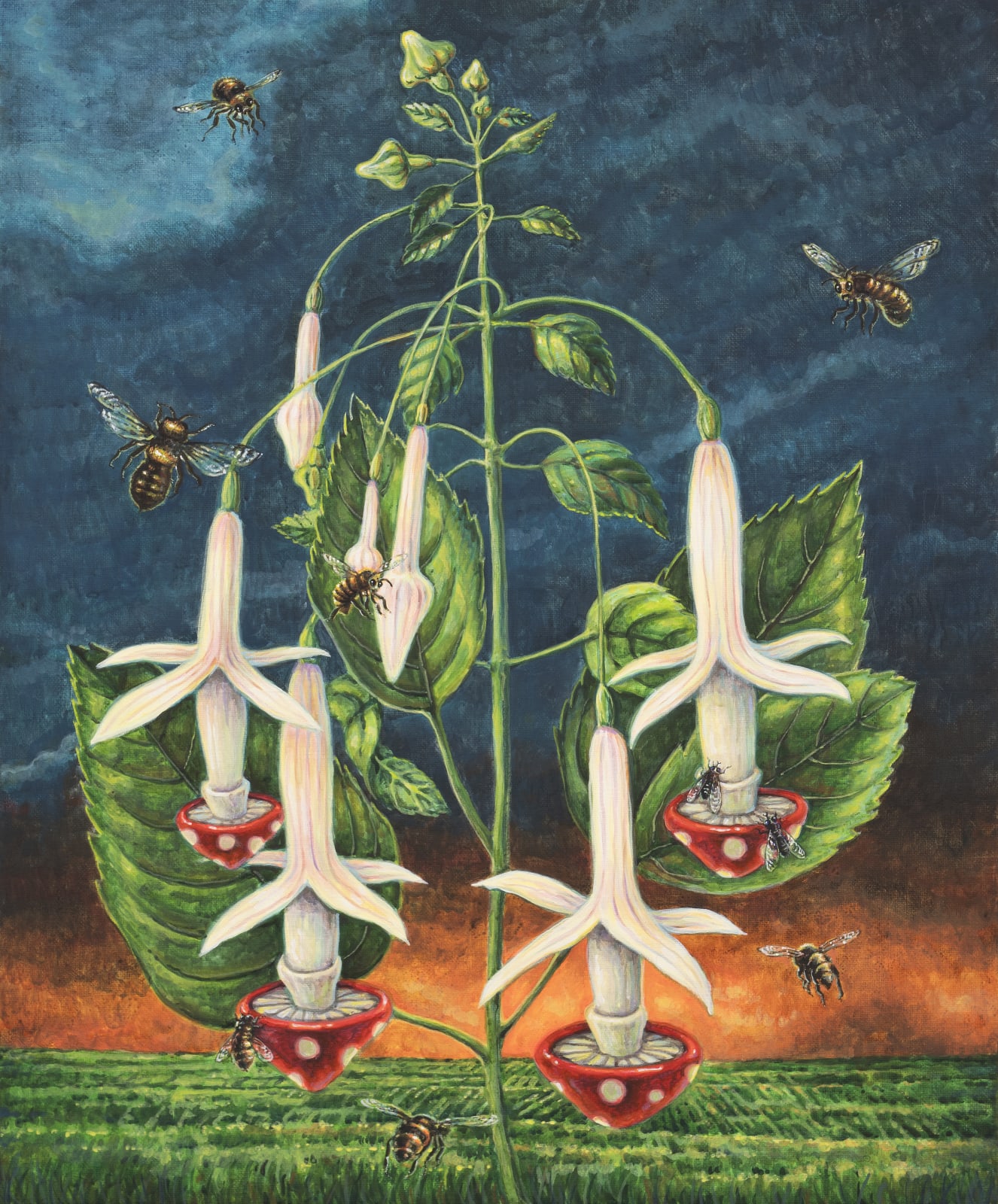 JANG Jongwan, Bread-Smelling Flowers, 2022