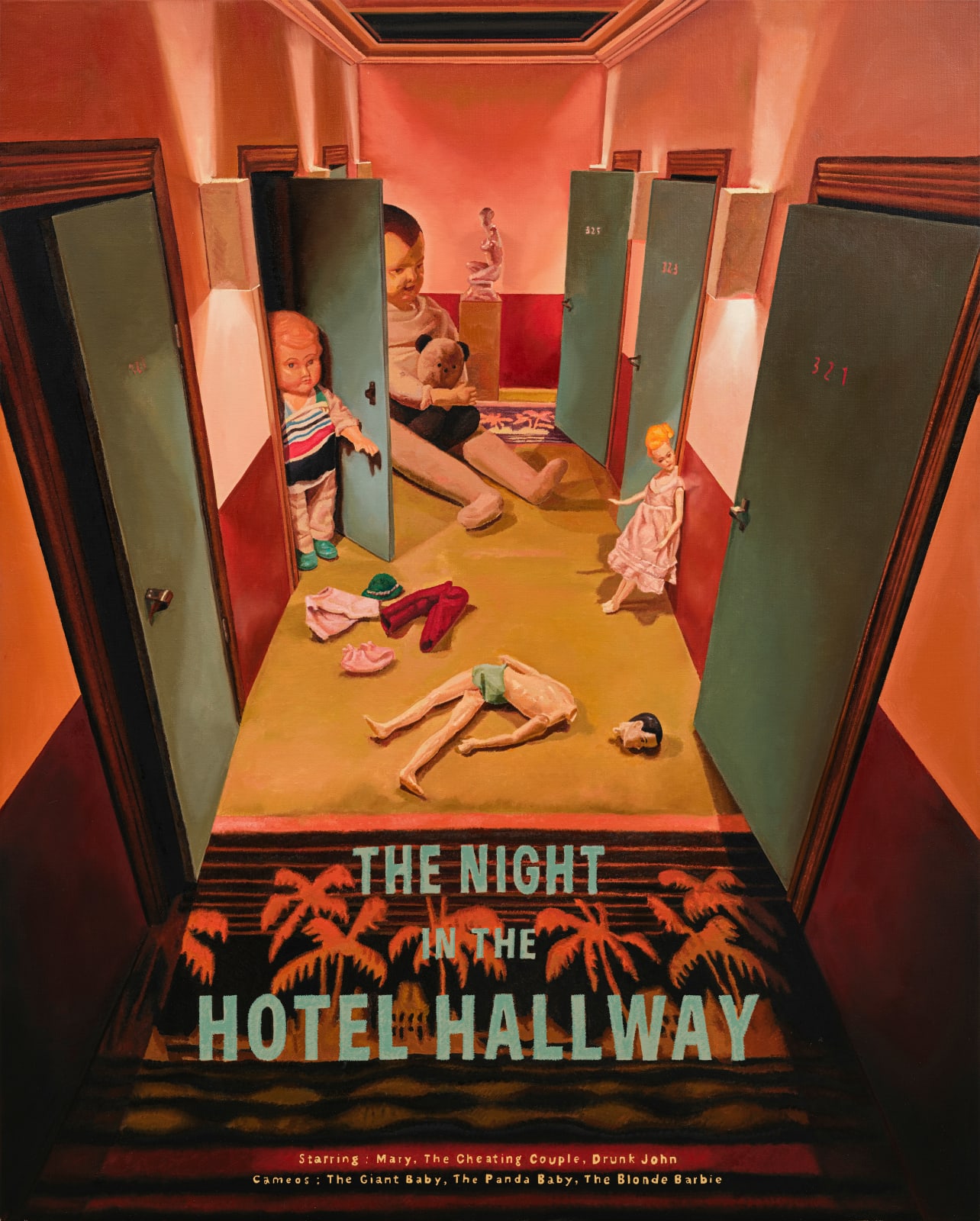 SHIH Yung Chun, The Night in the Hotel Hallway 호텔 복도의 밤 烹飪的選擇順序, 2025