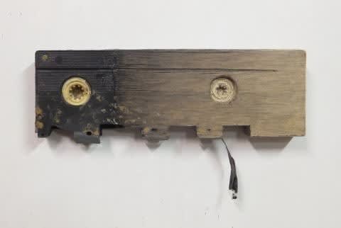 Aono FUMIAKI, Mending, Restoration, “Restoration of a VHS Cassette Collected in Arahama, Watari, Miyagi, Japan, after the Great East Japan Earthquake and Tsunami”, 2012