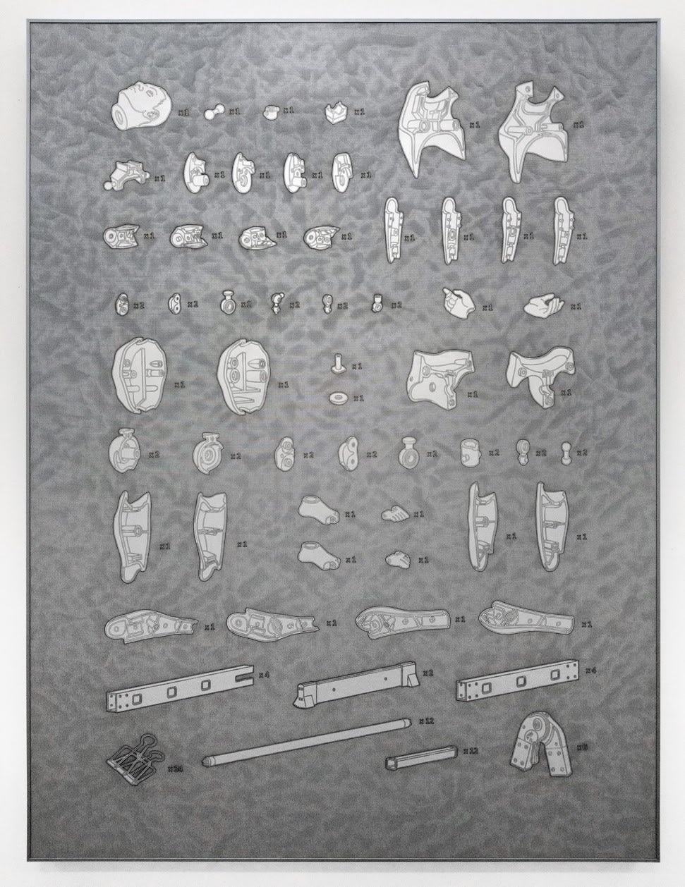 GAO Lei, 神圣人-遗迹 | Homo Sacer-Monuments, 2019