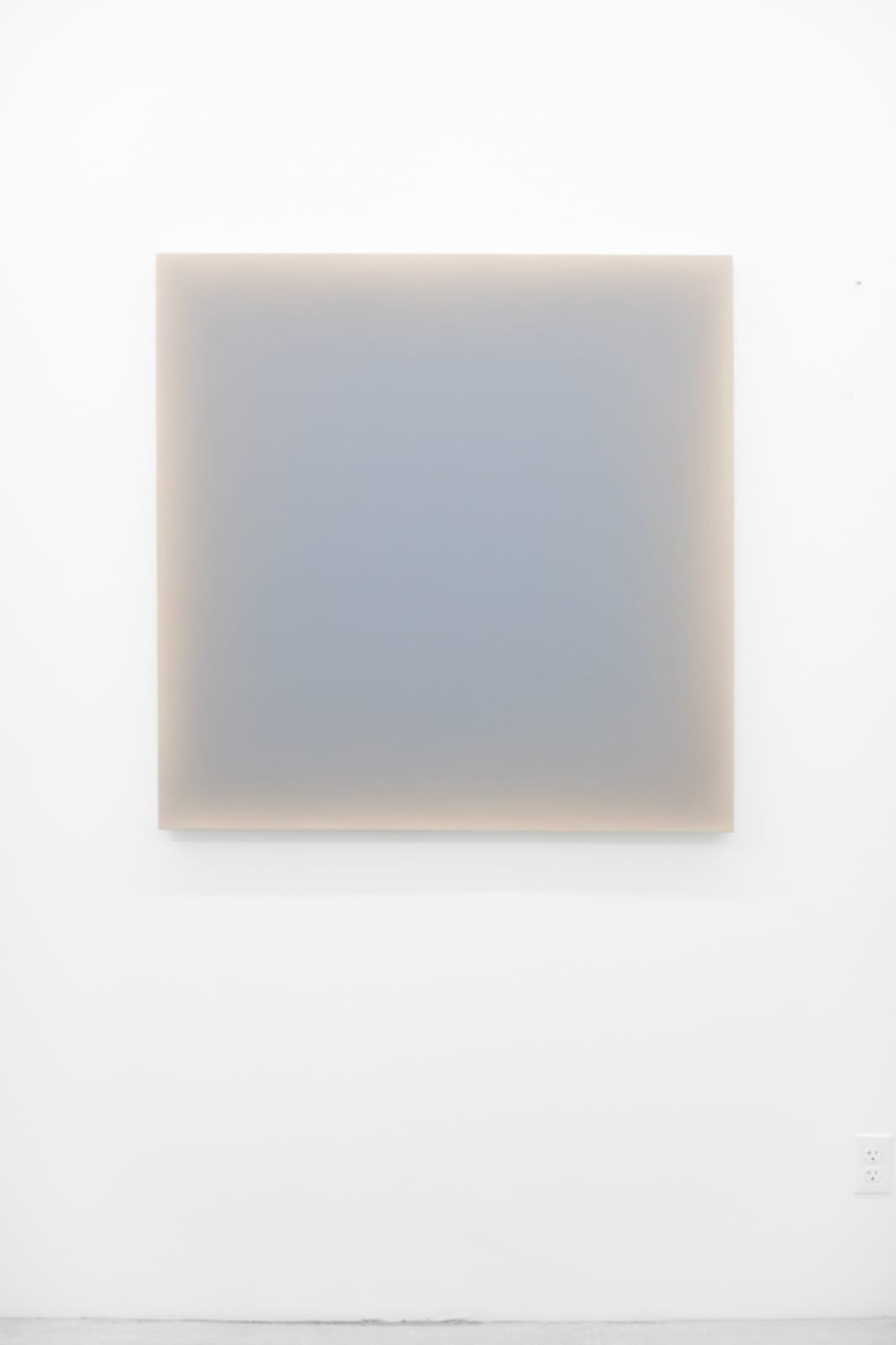 Gwen Hardie, 03.25.25, Cobalt Violet on Burnt Umber, 2025