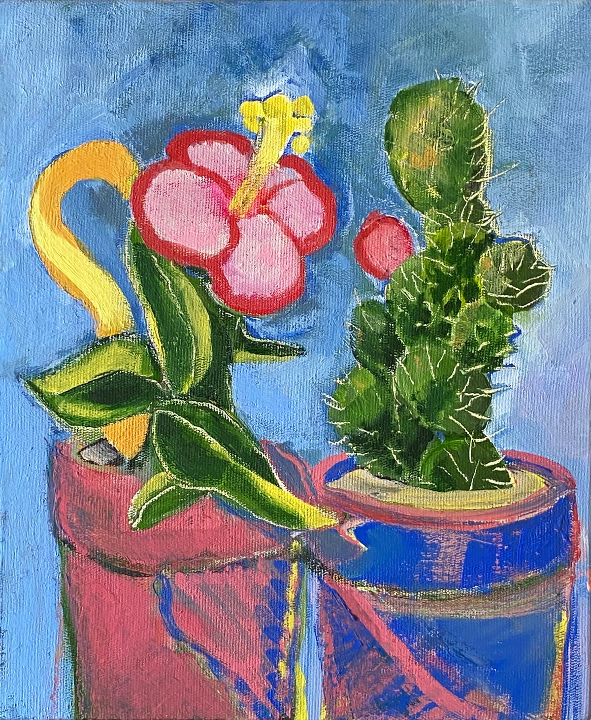 Ari Lankin, The Flower and The Cactus, 2018