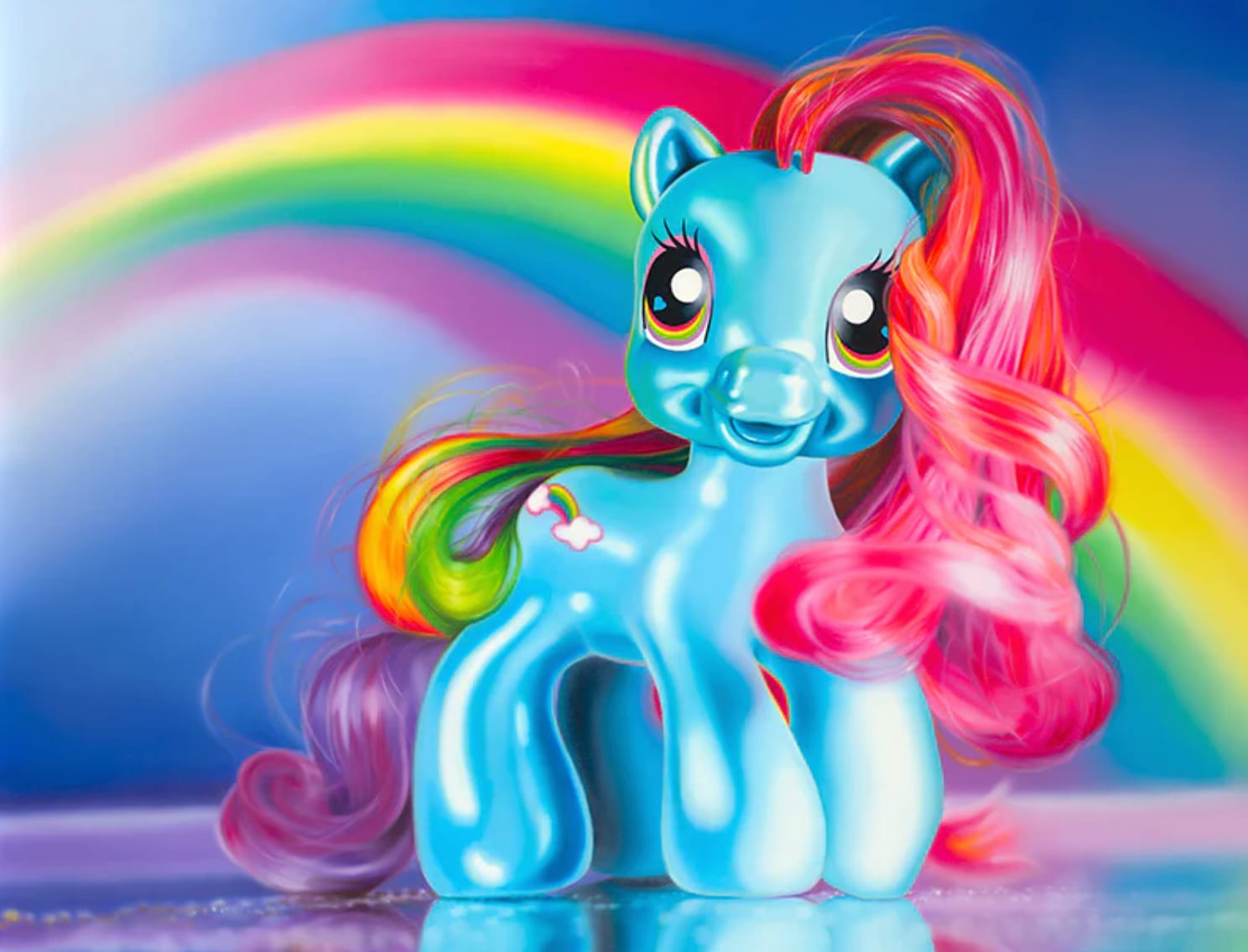 Sarah Graham Rainbow Pony Arkley Fine Art
