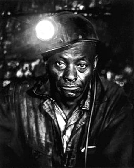 Builder Levy, Toby Moore, Old House Branch Mine, Eastern Coal Company, Pike County, Kentucky, 1970