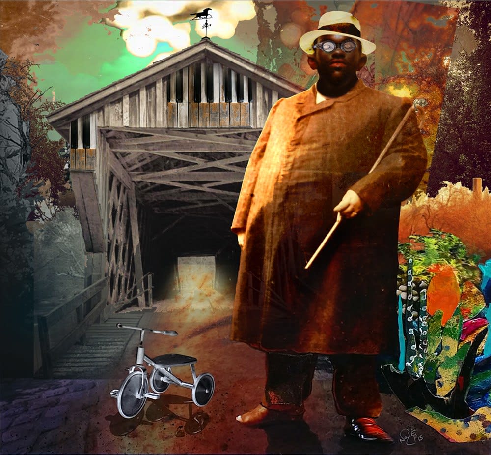 Najee Dorsey, Blind Tom Crossing Horace King Bridge, 2014