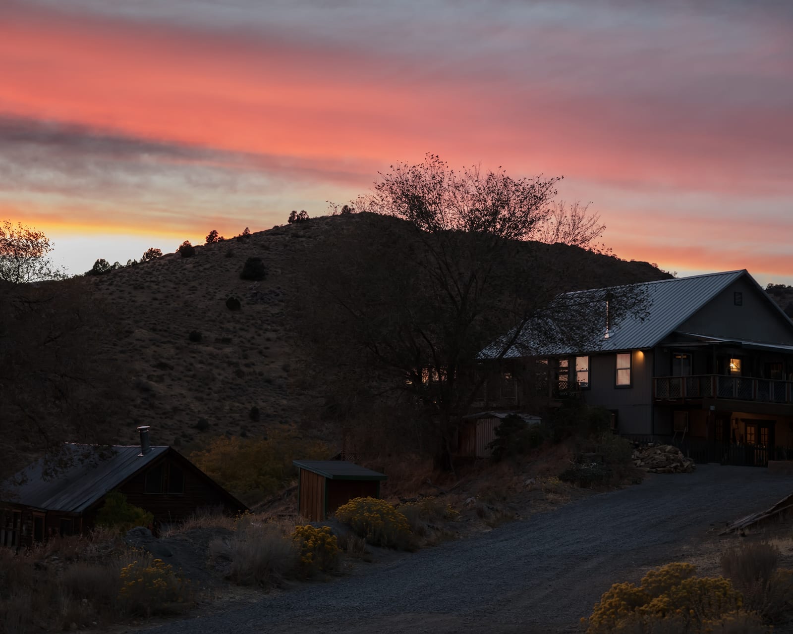 Jeanine Michna-Bales, Headed to a Street Meeting Silver City, Nevada, 2018