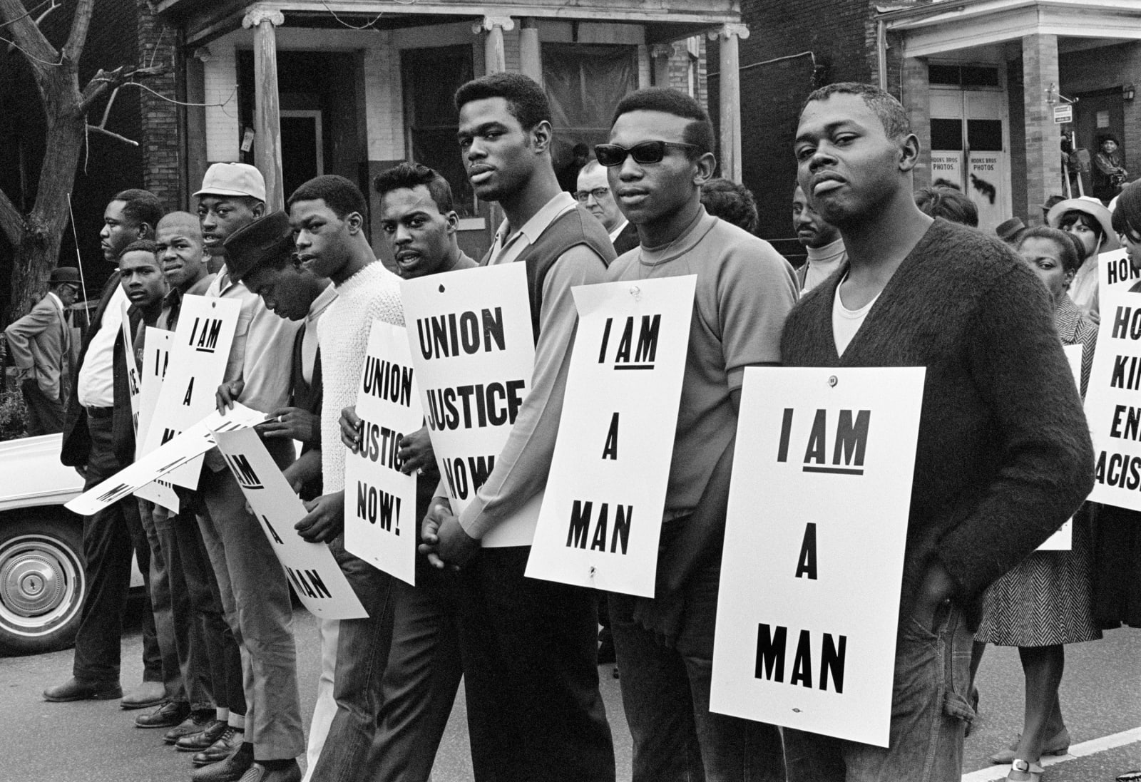 Builder Levy, I Am a Man/Union Justice Now, Memphis, Tennessee, 1968