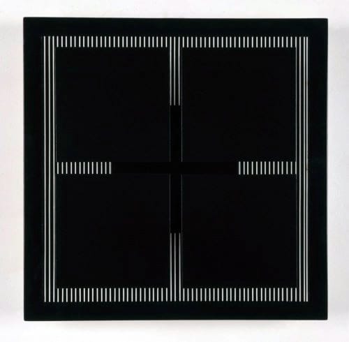 Jésus-Rafael Soto (1923-2005), Croix et carré , 1974