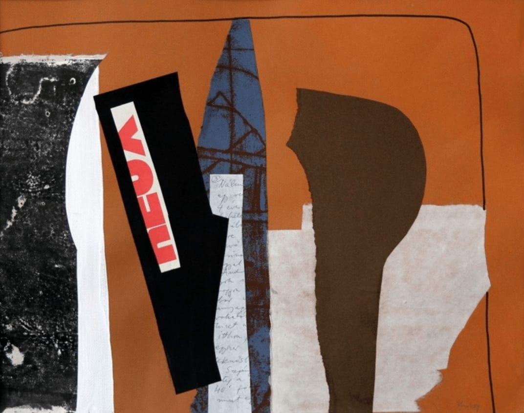 Konok Tamás (1930-2020), Collage, 1969