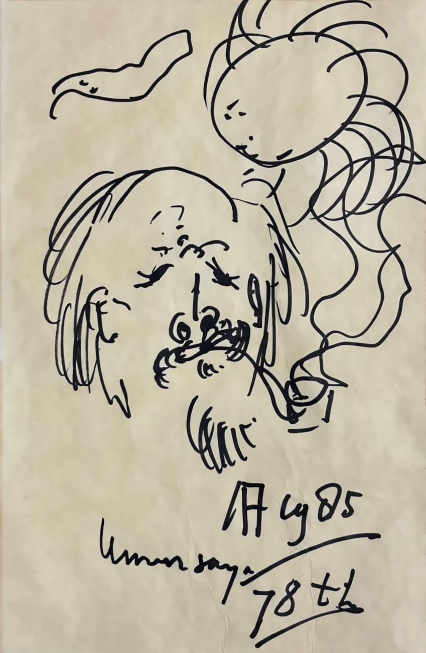 Affandi, Potret Diri, 1985