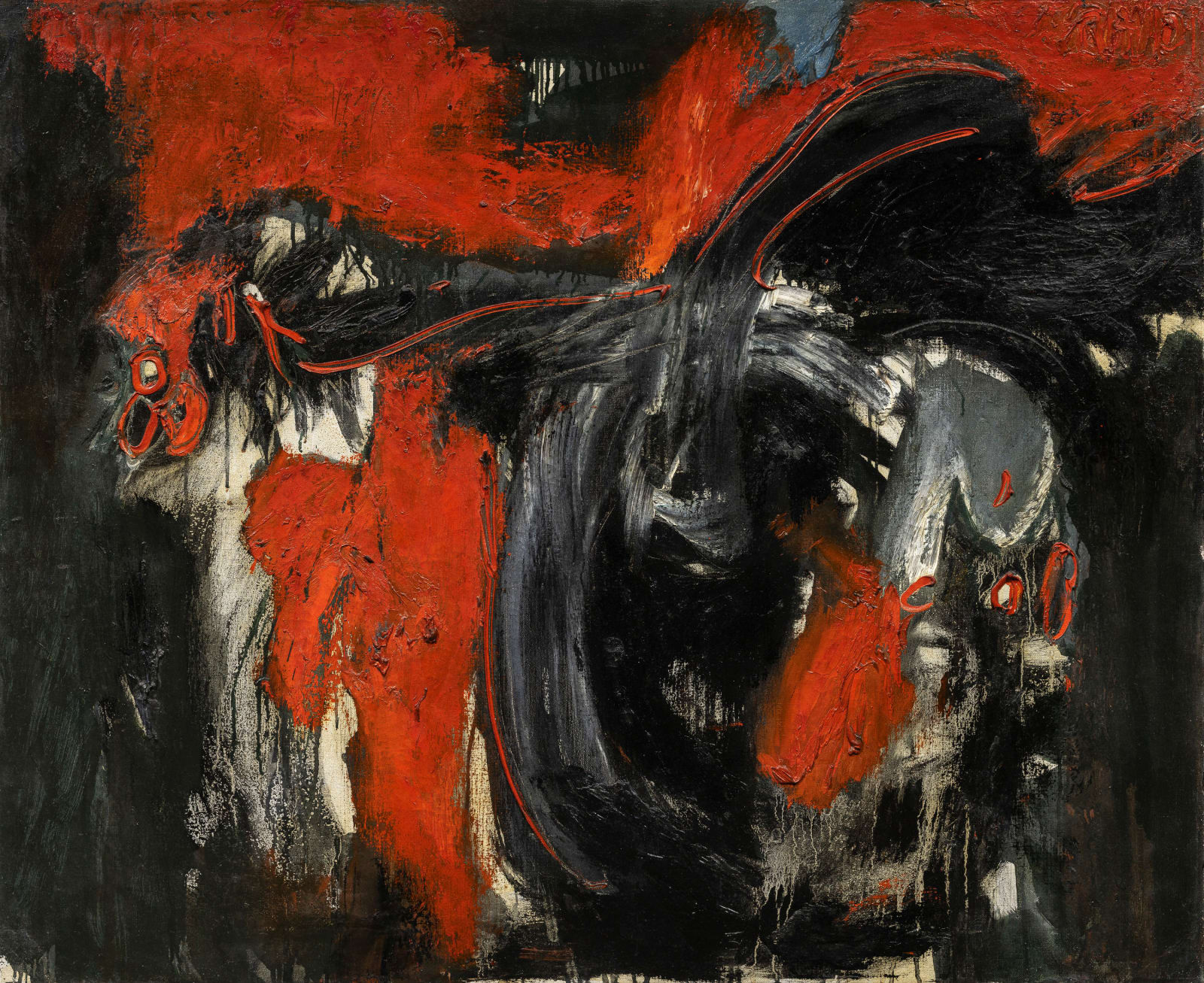 Srihadi Soedarsono, The Fighting Cocks, 1967