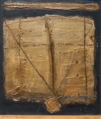 Ahmad Sadali, Geometric Structure in an ancient plaque, 1974
