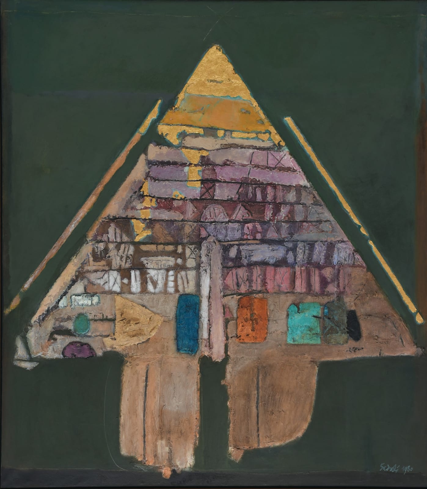 Ahmad Sadali, Gunungan (Tree of Life), 1980