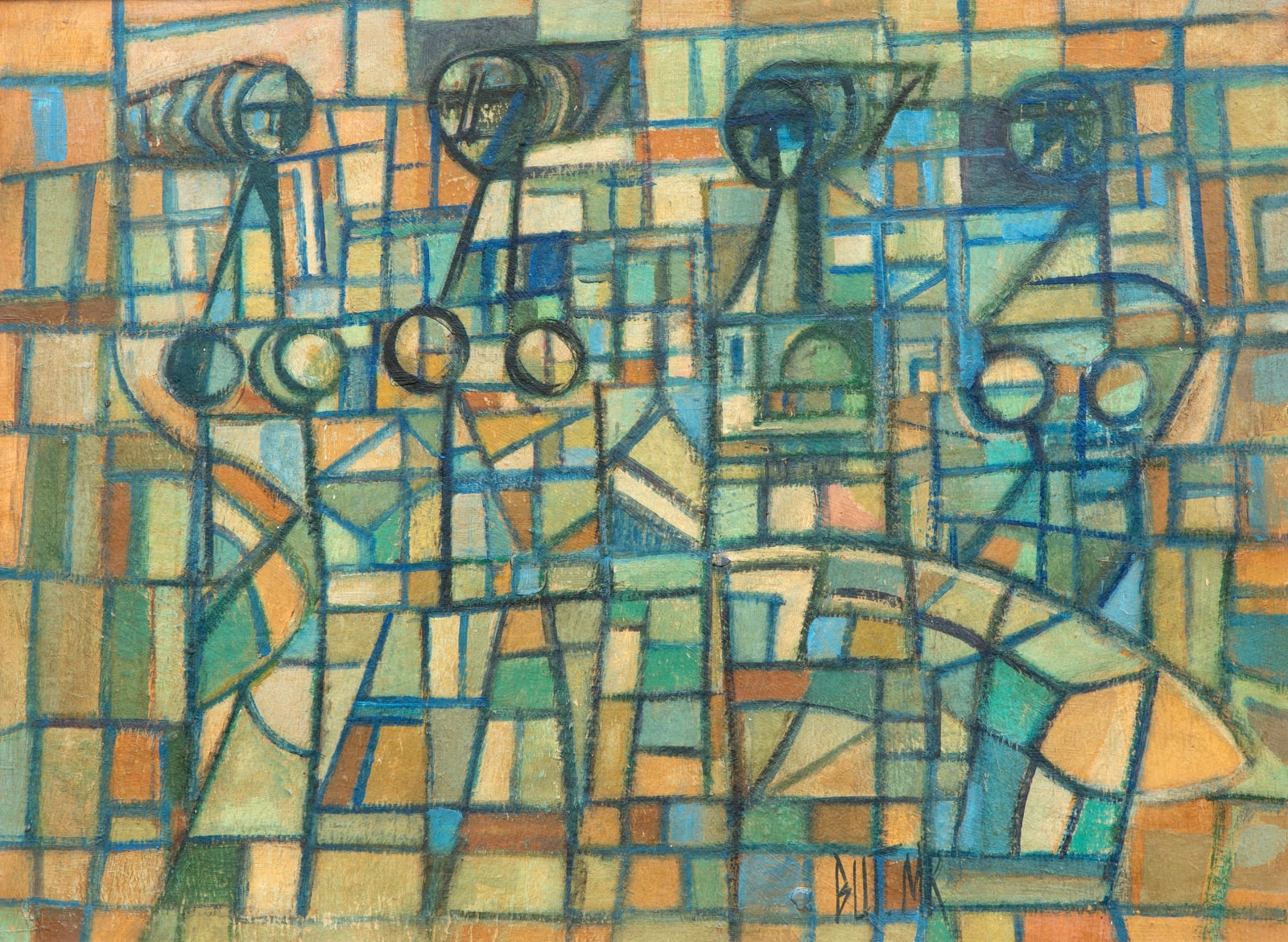 But Mochtar, Four Abstract Dancers