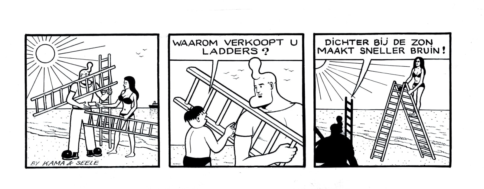 HERR SEELE/KAMAGURKA, COWBOY HENK: WAAROM VERKOOPT U LADDERS?, 2002