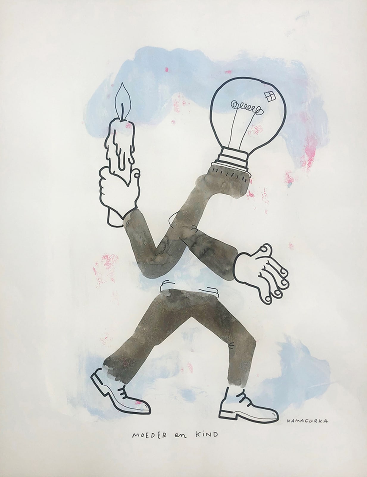 KAMAGURKA, MOEDER EN KIND