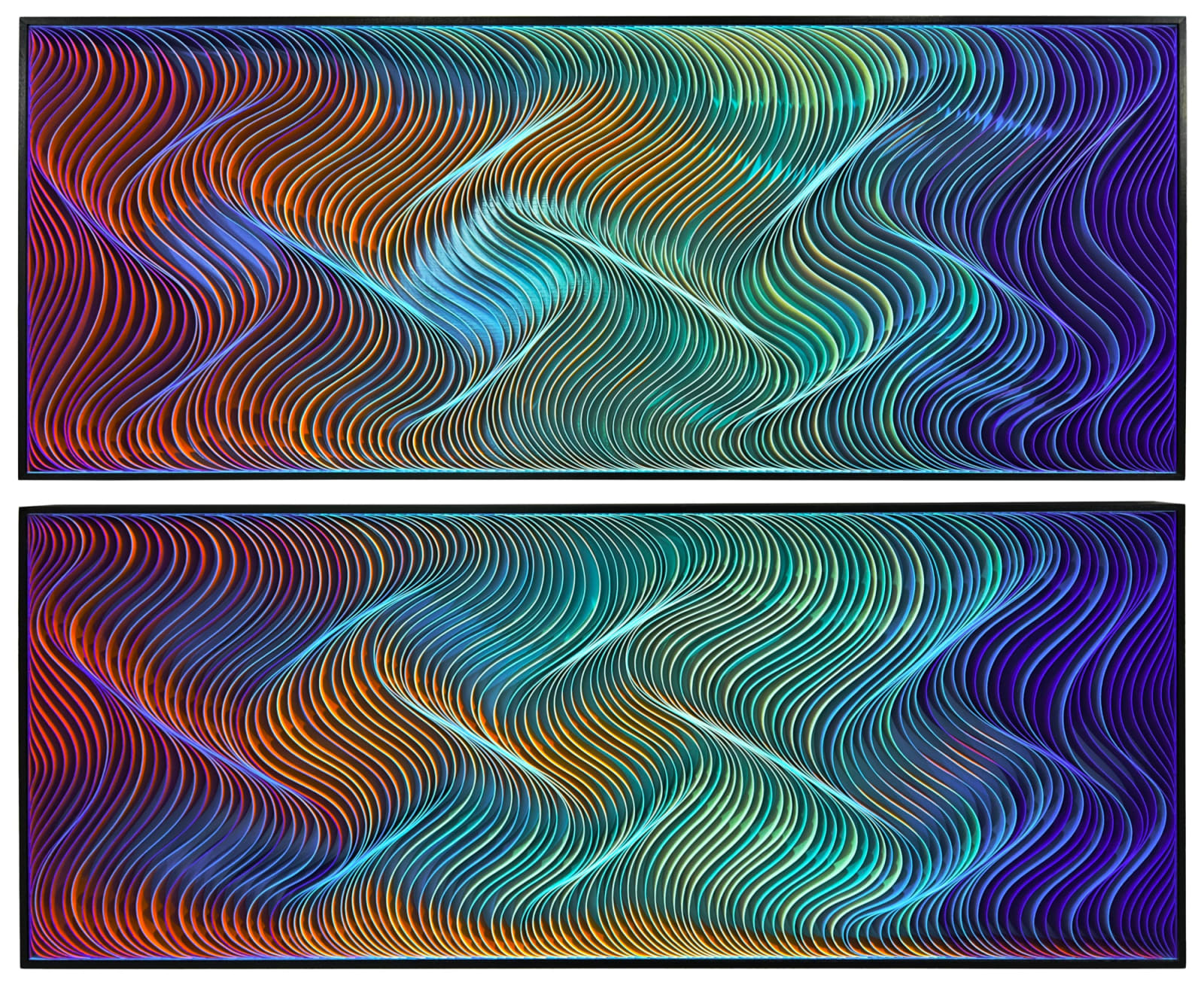 STALLMAN, MIDNIGHT EMBERS I & II (2 kaders)