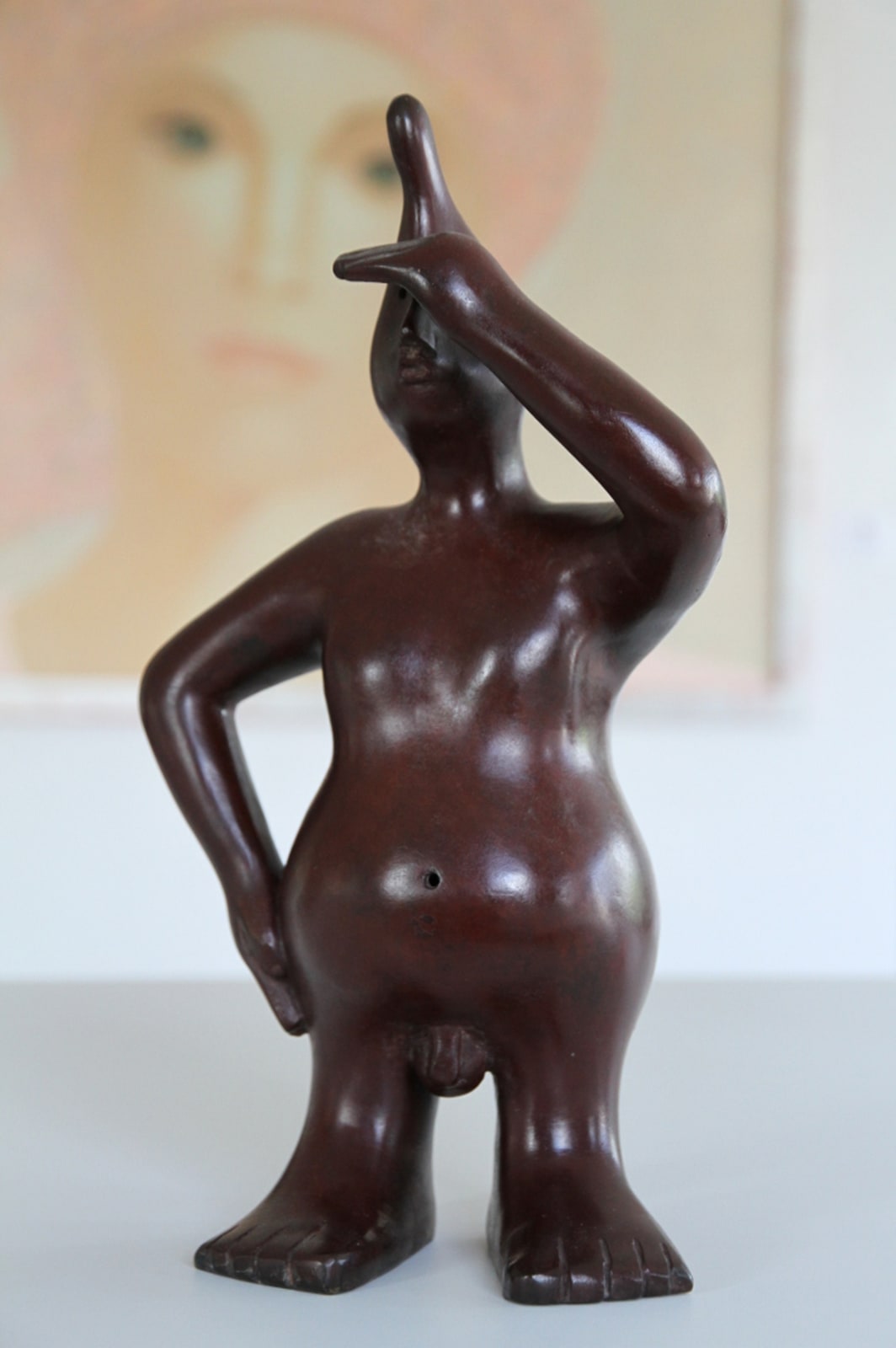 LE MAGHIEN, Maghier kijkt (bruin)