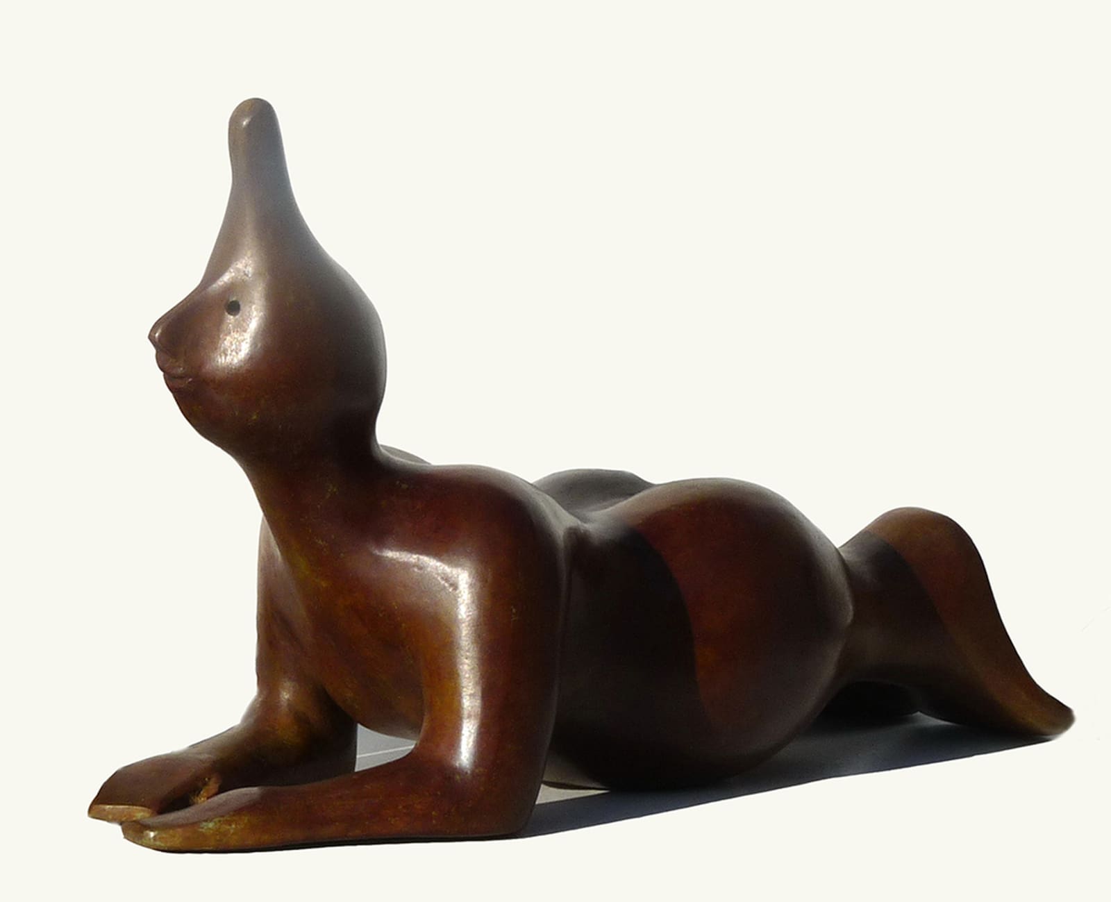 LE MAGHIEN, Maghiër à la playa, op z'n buik