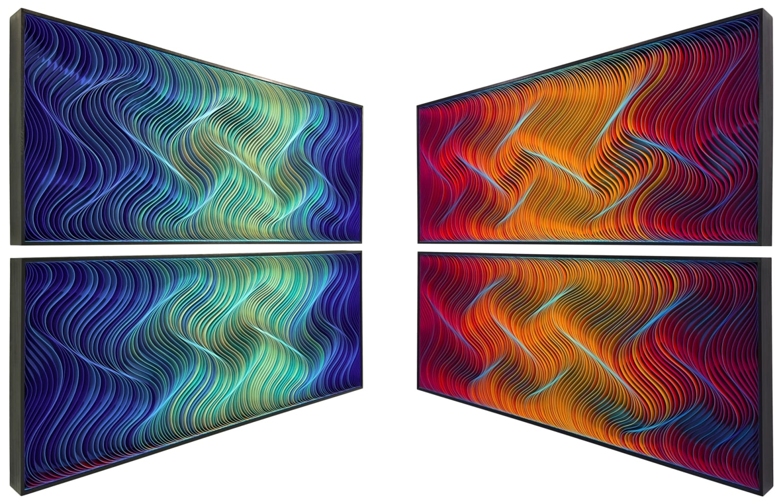 STALLMAN, MIDNIGHT EMBERS I & II (2 kaders)