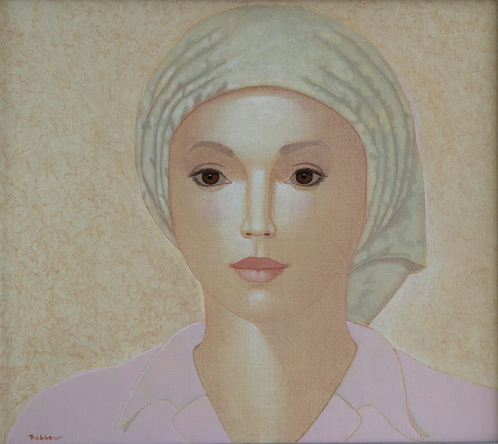 HEINZ RABBOW, LADY WITH GREEN SCARF