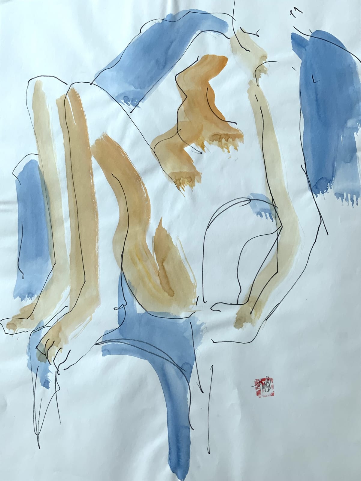 Freeman W. Butts, Blue Chair, 1988