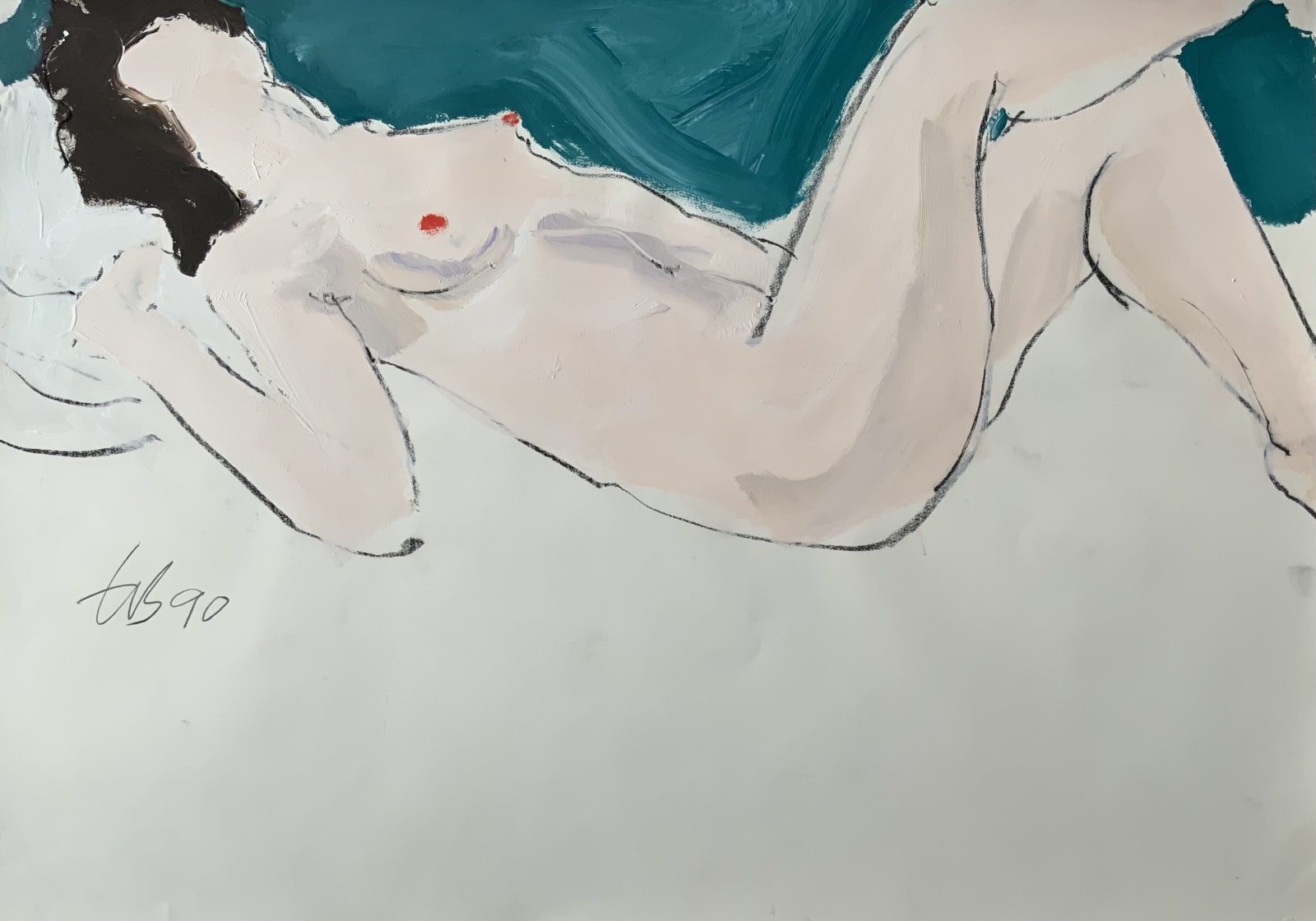 Freeman W. Butts, Reclining Figure I, 1990