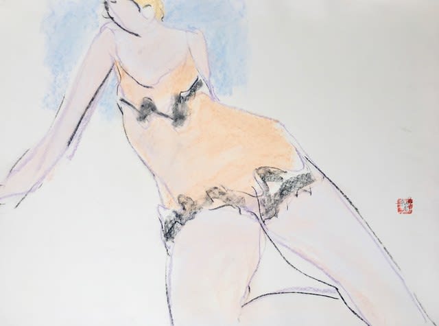 Freeman W. Butts, Untitled Studio Artwork by Freeman W. Butts (1928-1998)