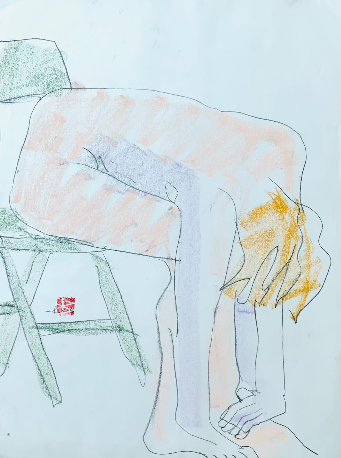 Freeman W. Butts, Back Stretch, 1984