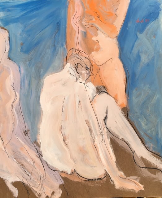 Freeman W. Butts, Figures in Blue, 1995