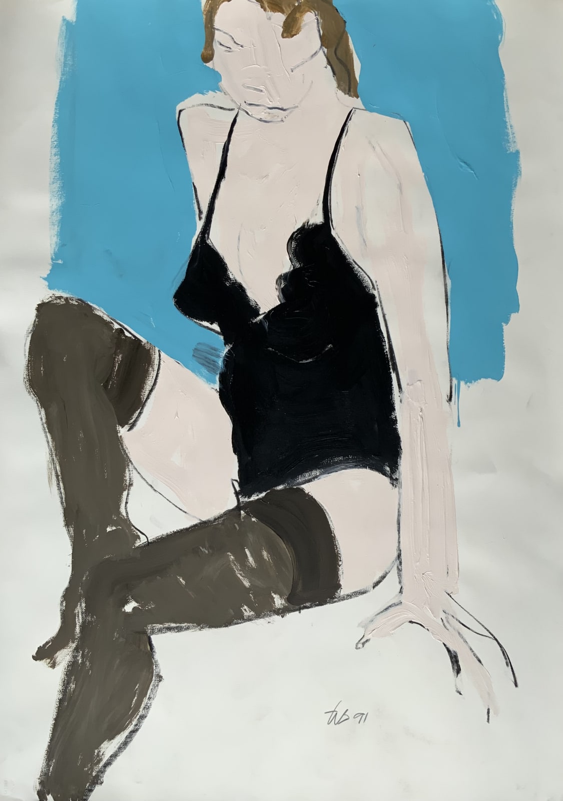 Freeman W. Butts, Blue Window II, 1991
