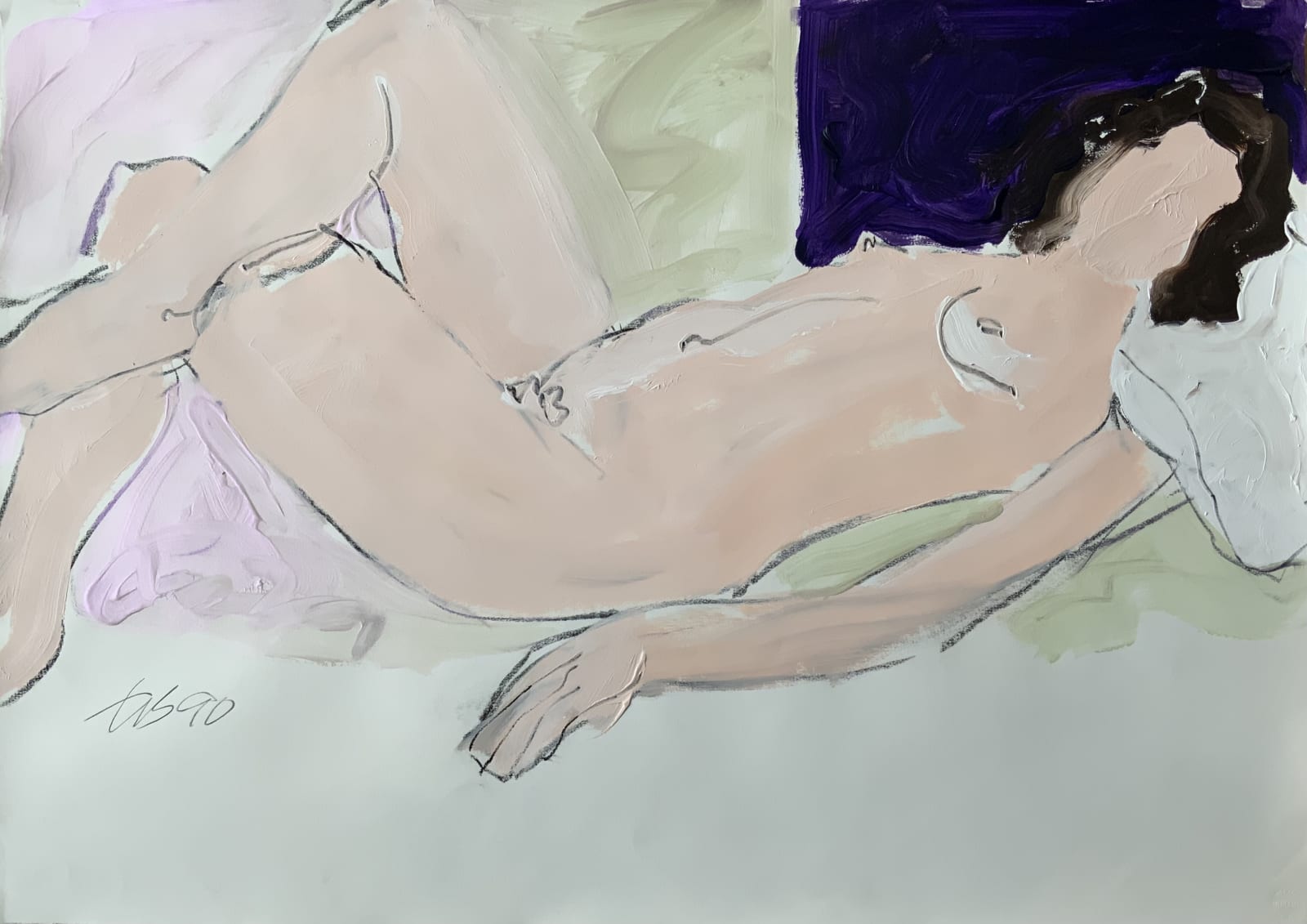 Freeman W. Butts, Crossed Leg, 1990