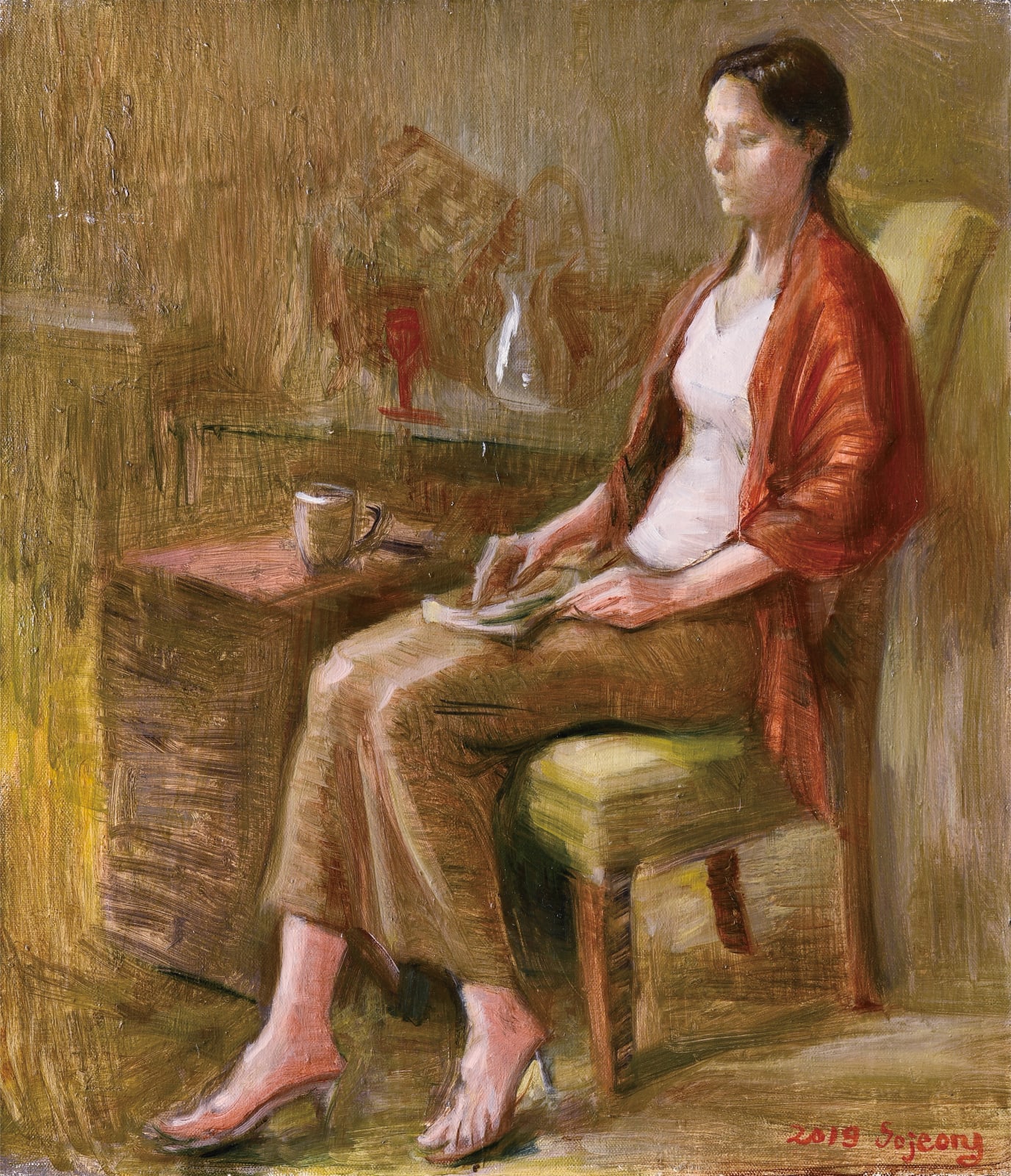 김소정 KIM, So Jeong, 붉은 가운, 2019