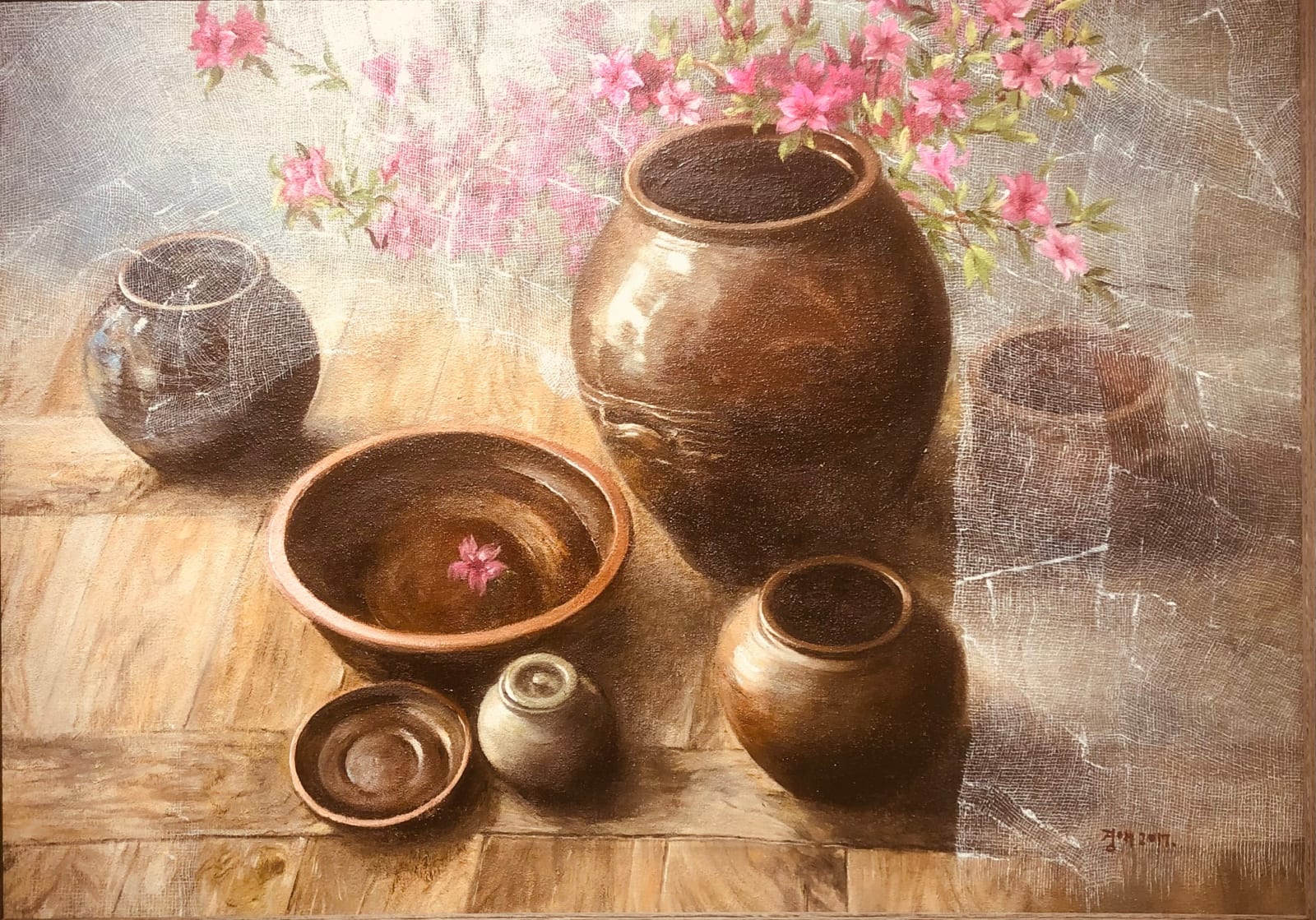 민경애 Min, Kyung Ae, 항아리와 다기, 2017