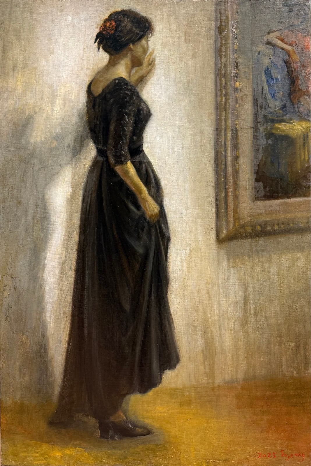 김소정 KIM, So Jeong, 검은 드레스의 뒷모습, 2024